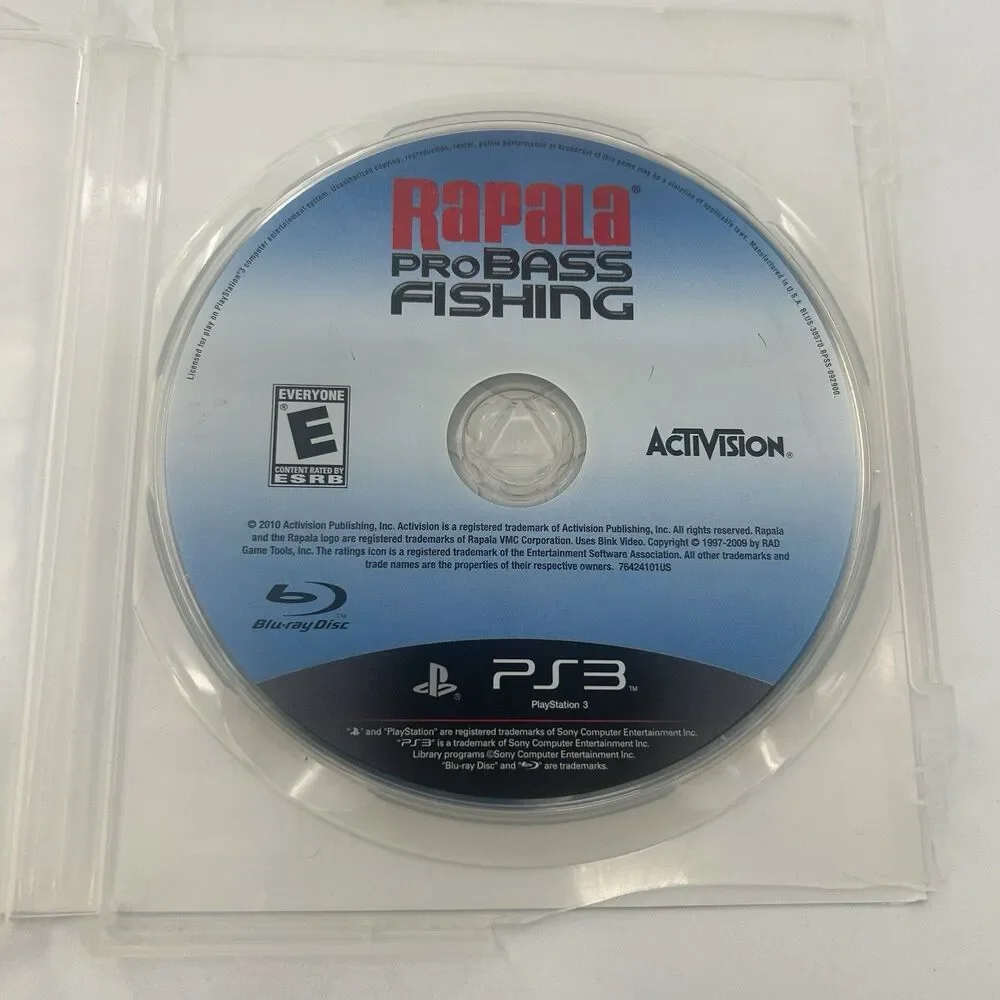 Rapala Pro Bass Fishing (Sony Playstation 3, PS3) - Tested - Fast Shipping